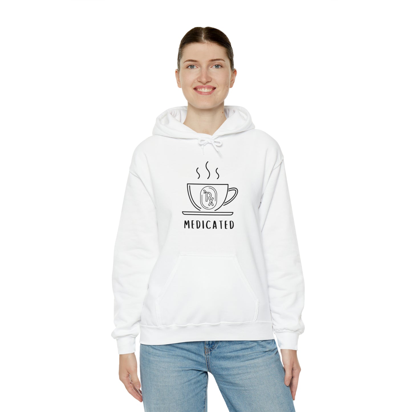 Coffee Medicated Hooded Sweatshirt