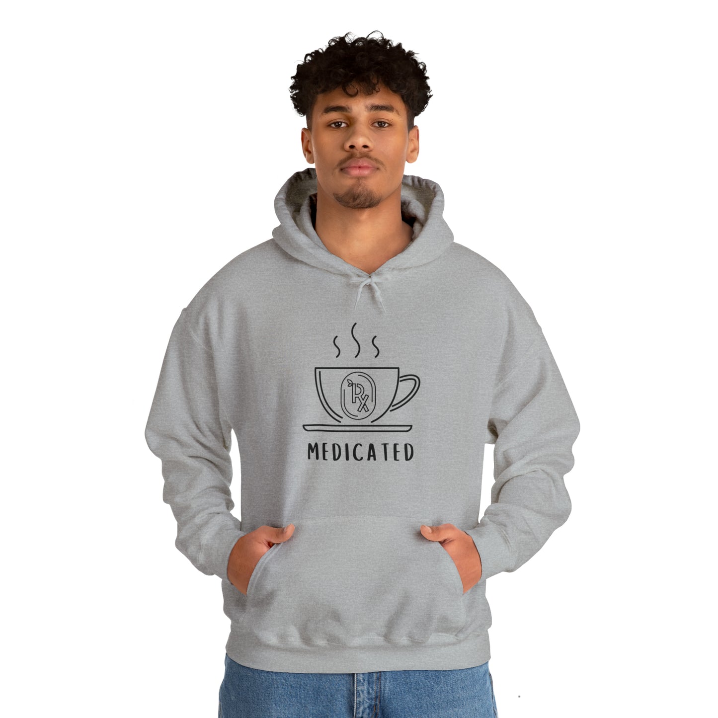 Coffee Medicated Hooded Sweatshirt
