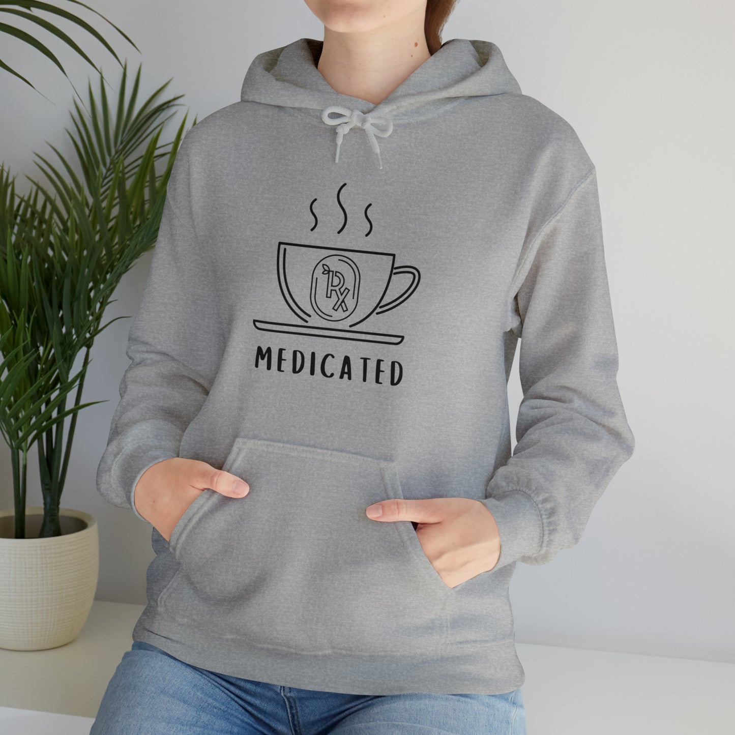 Coffee Medicated Hooded Sweatshirt