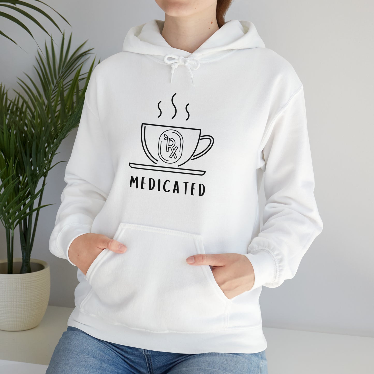 Coffee Medicated Hooded Sweatshirt