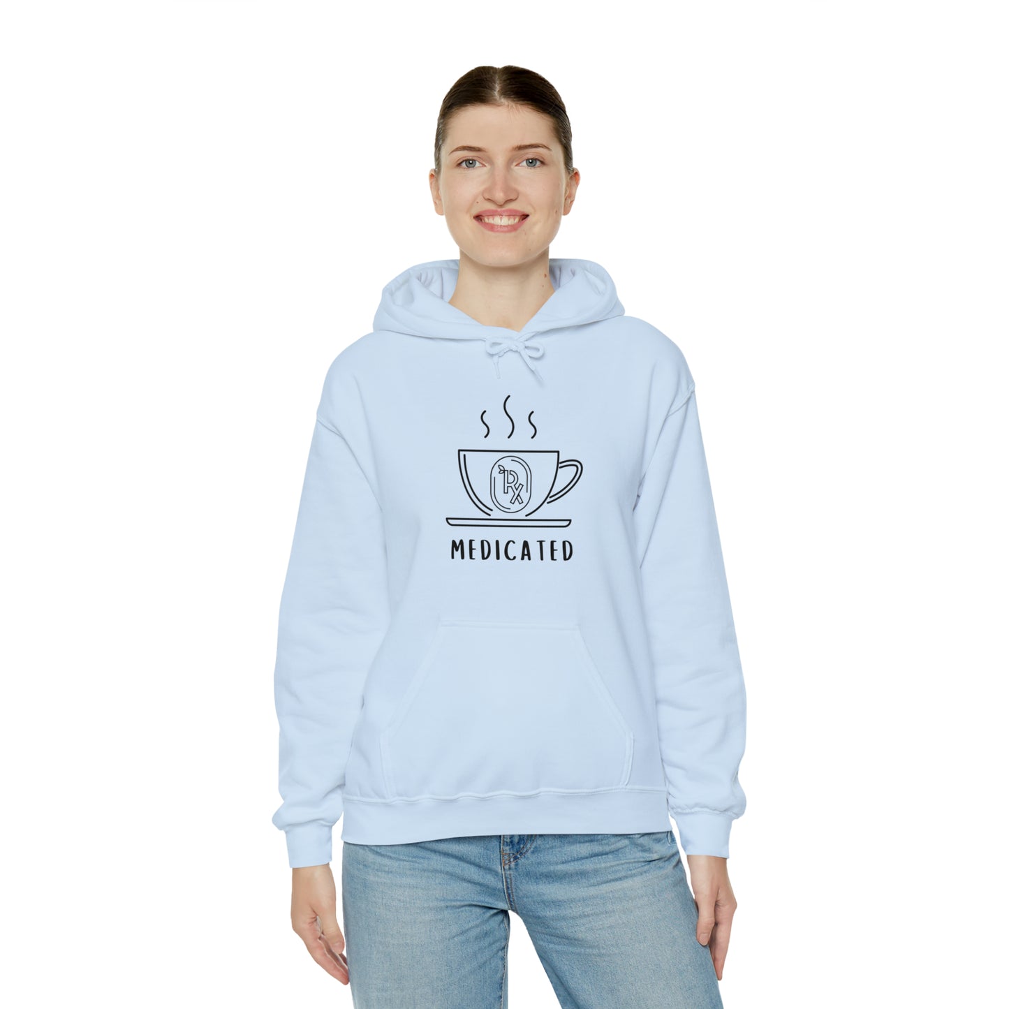 Coffee Medicated Hooded Sweatshirt