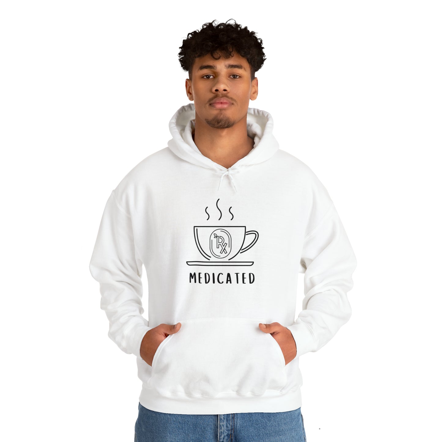Coffee Medicated Hooded Sweatshirt