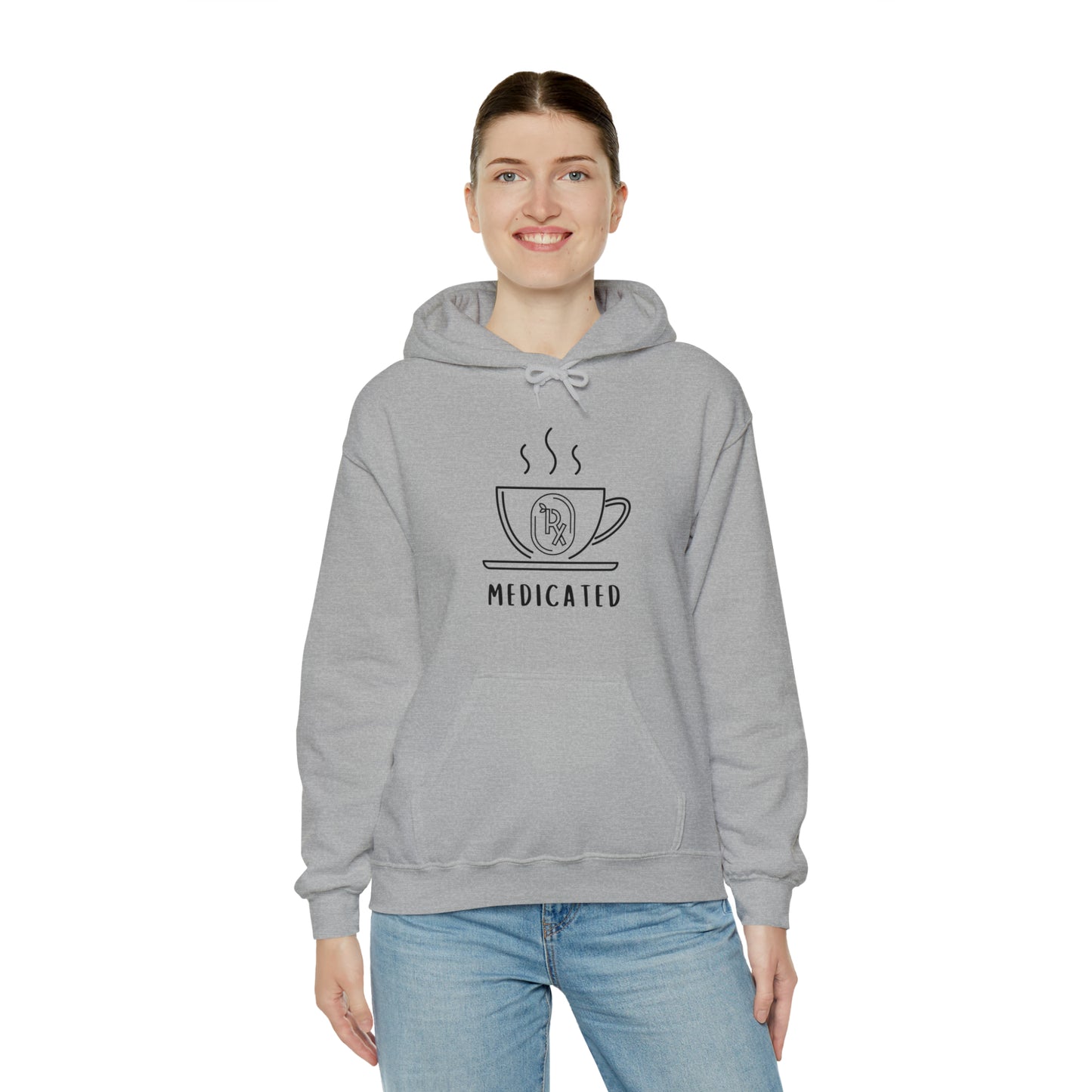 Coffee Medicated Hooded Sweatshirt
