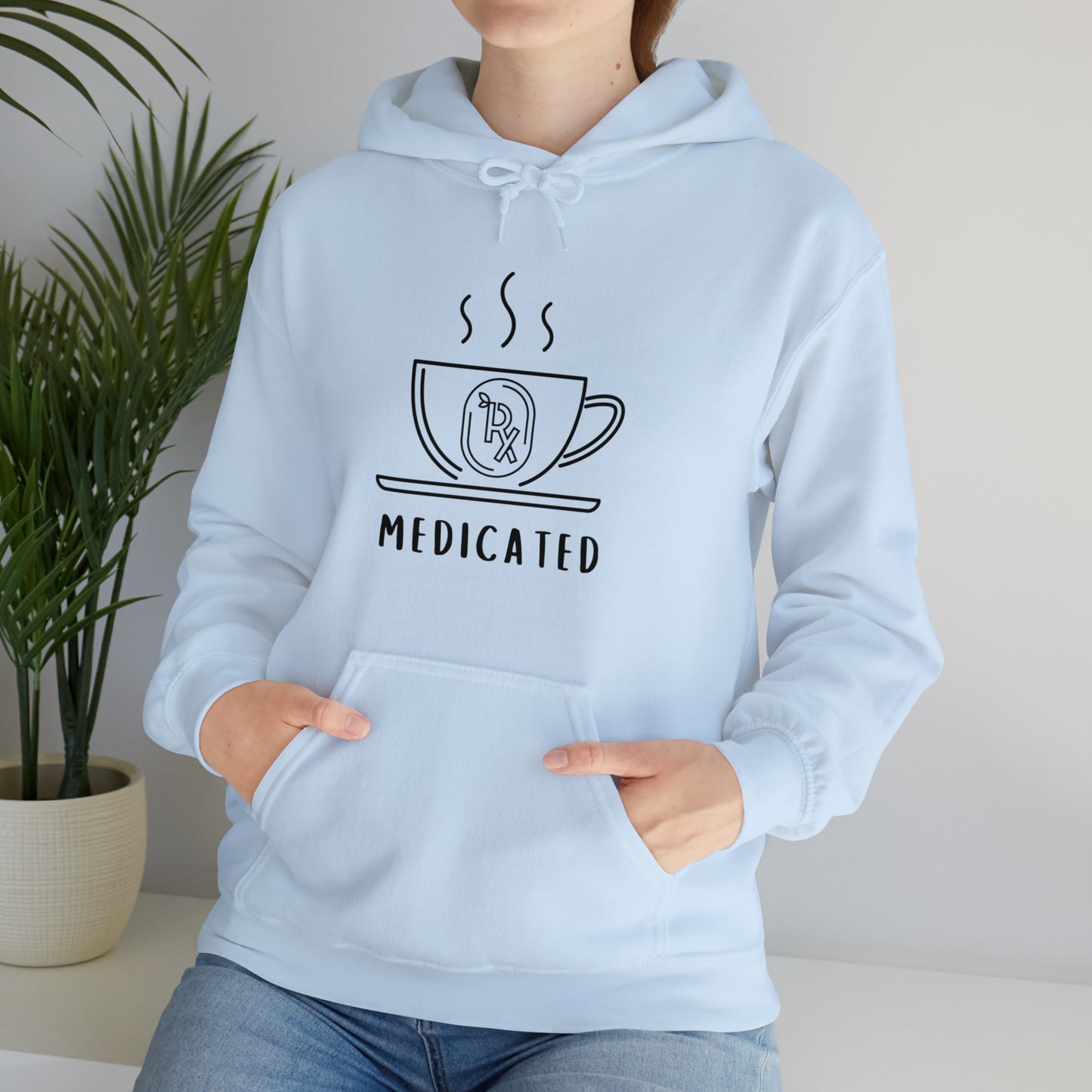 Coffee Medicated Hooded Sweatshirt