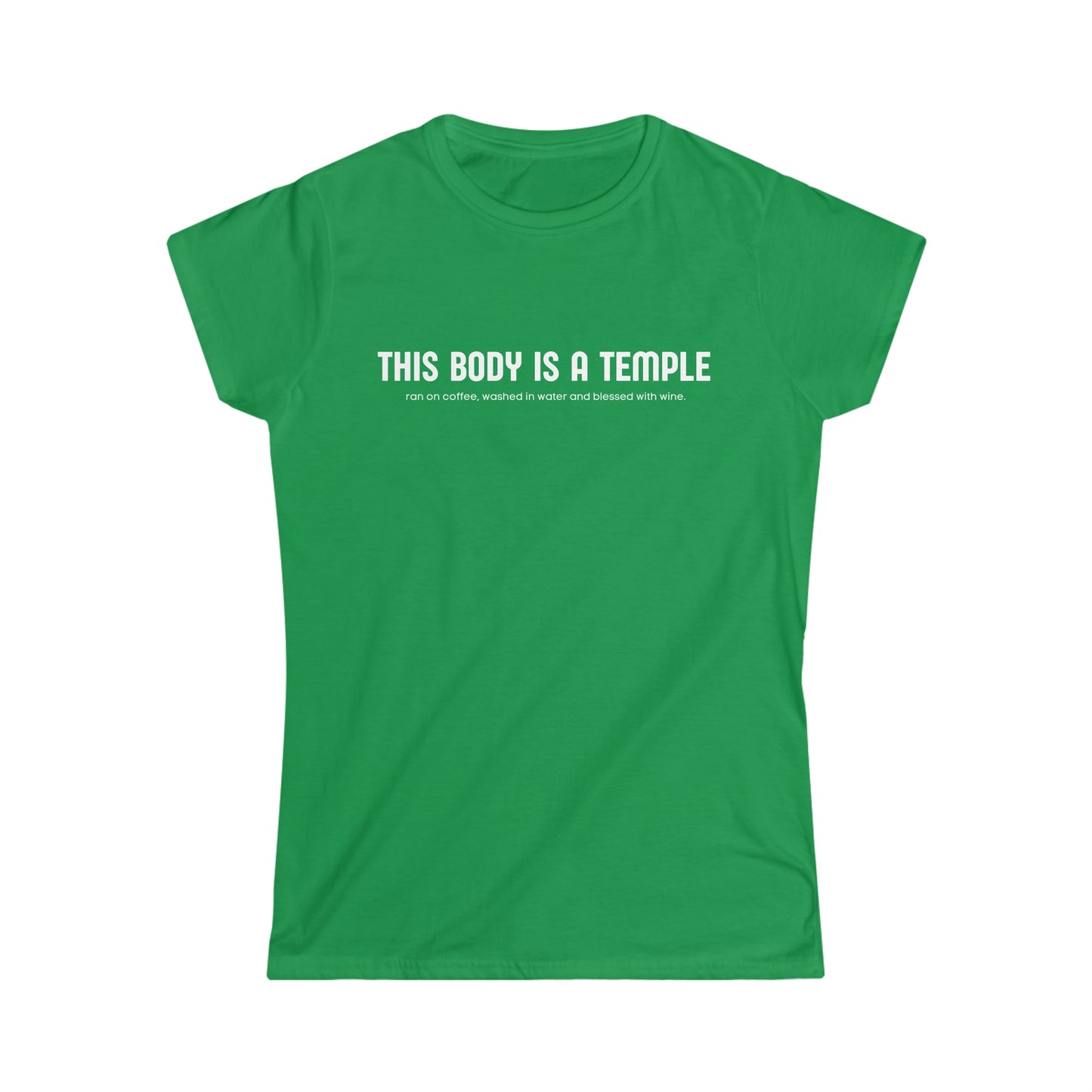 This Body Is a Temple Women's Softstyle Tee